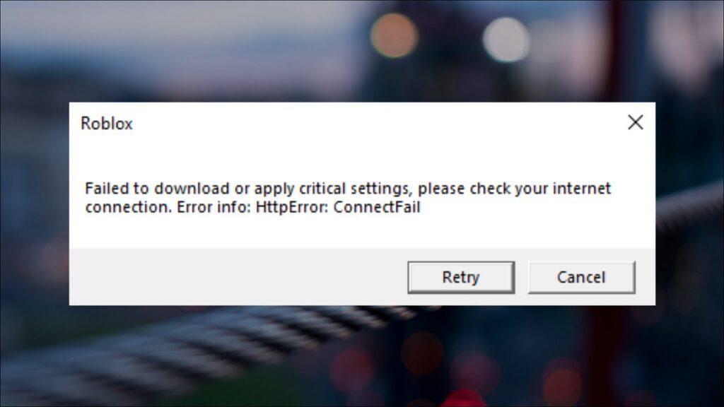 How to Fix Failed to Download or Apply Critical Settings Roblox in 2025 1 Often such Error Messages shown as Failed to Download or Apply Critical Settings Roblox issue pops up