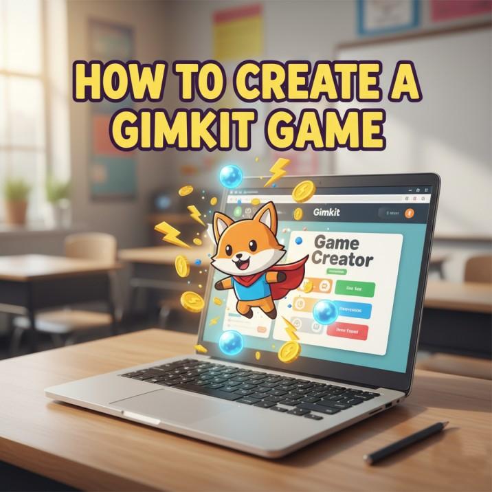 Step-by-step guide on how to create a Gimkit game from the teacher dashboard