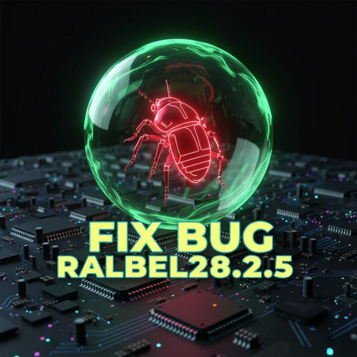 A stylized red digital bug being captured in a green, protective shield above a glowing circuit board, symbolizing a software bug fix and system security.