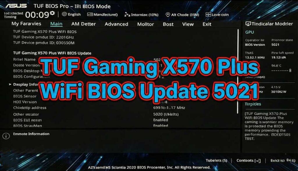 TUF Gaming X570 Plus WiFi BIOS Update 5021: The Stress-Free Guide 1 A complete guide to installing the TUF Gaming X570 Plus WiFi BIOS Update 5021