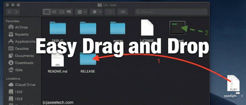 Easy Drag and drop in Opencore Configurator 2.76 1.0 New