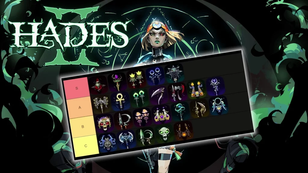 Hades 2 Weapons Tier List: Dominant Picks and Expert Builds for 2026 1 Hades 2 Weapons Tier List