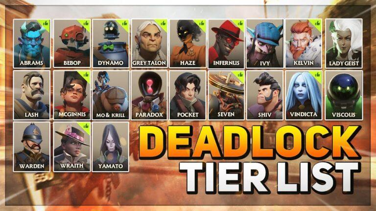 Deadlock Character Tier List [July 2026] | AxeeTech