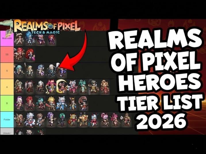 Complete list of Realms of Pixel Heroes Tier List 2026