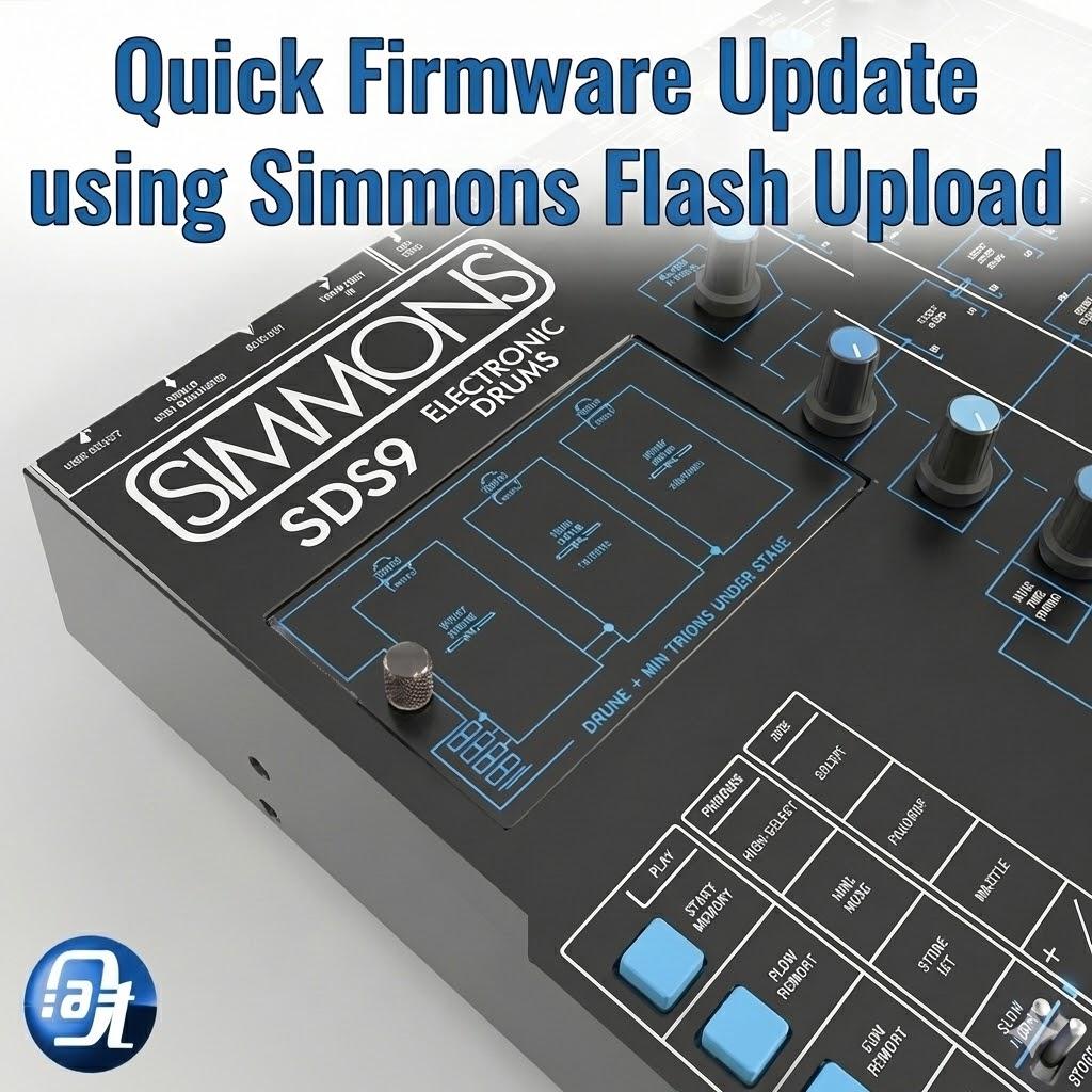 Quick Firmware Update using Simmons Flash Upload: Fixing Your Drum Module 1 Simmons Flash Upload