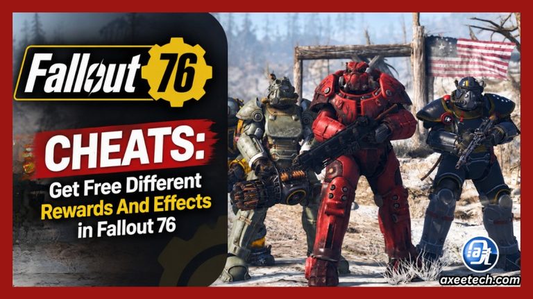 Power armor character standing in front of a mushroom cloud explosion in Fallout 76