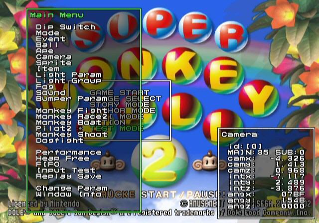 AR Codes Super Monkey Ball 2