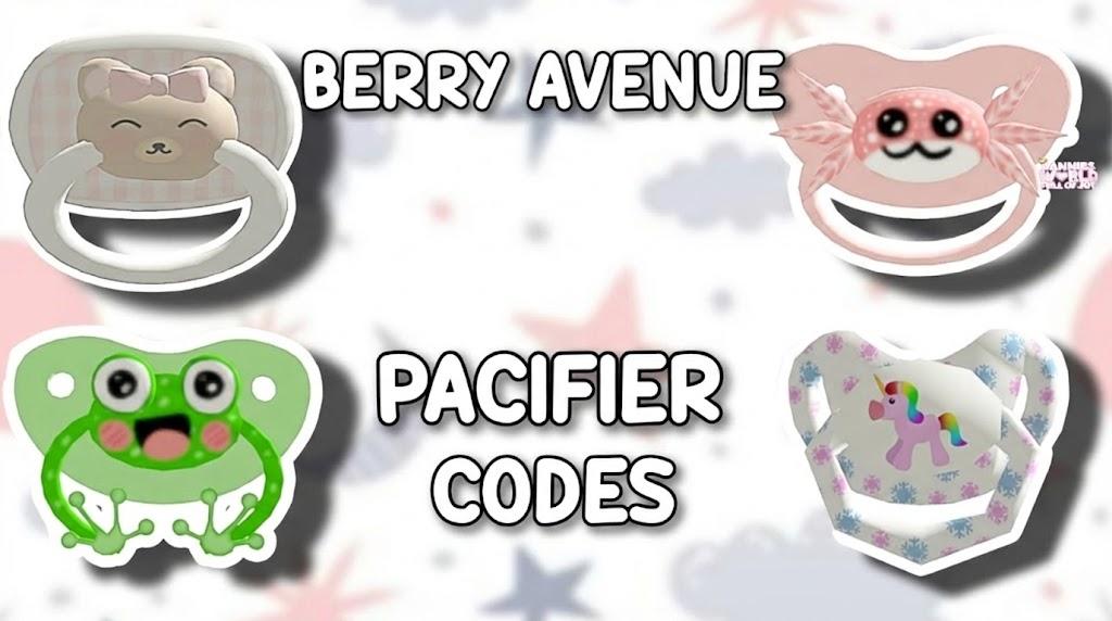 Berry Ave Pink Pacifier Codes