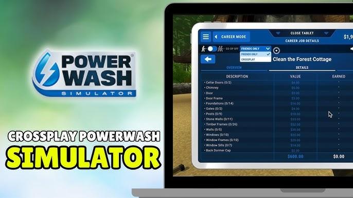 Is Powerwash Simulator Crossplay?