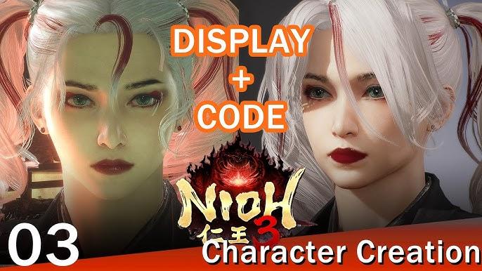 Nioh 3 Character Creation Codes