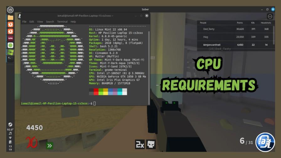 Screenshot of a Linux terminal showing the output of grep "sse4_2" /proc/cpuinfo with the result highlighted — this is extremely practical and reassures readers their CPU is compatible