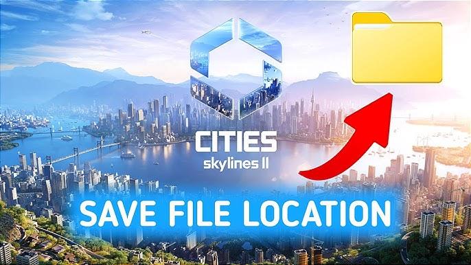 Cities Skylines Cheats: Complete Guide to Money, Unlocks & Console Commands (2026) 5 Windows File Explorer showing Cities Skylines save file location in LocalAppData with Saves folder highlighted for backup before using cheats