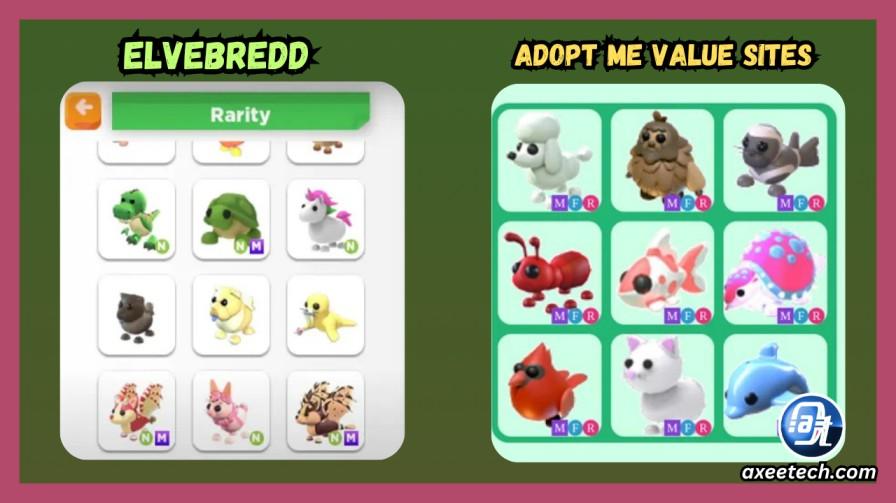 Elvebredd vs other Adopt Me value sites 