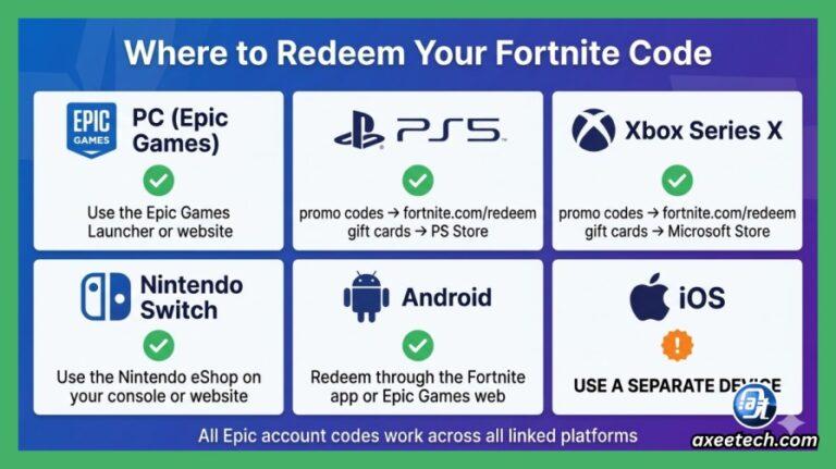 Fortnite Redeem Codes (2026): Active Codes, Free V-Bucks & Complete ...