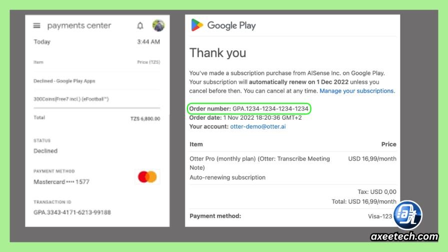 g.co/playcontinue: What It Is, Is It Safe, and How to Use It (Complete 2026 Guide) 8 Google Play charge labeled GOOGLE PLAY G.CO appearing on credit card bank statement next to Google account transaction history