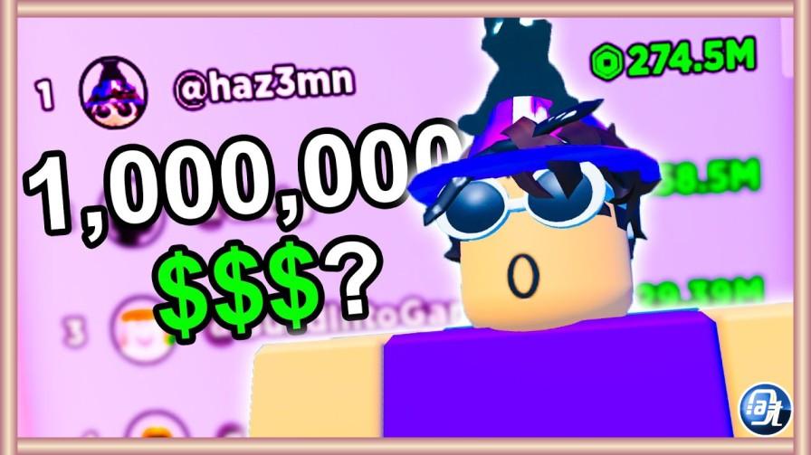 Official PLS DONATE Roblox game page by haz3mn showing over 1 billion visits