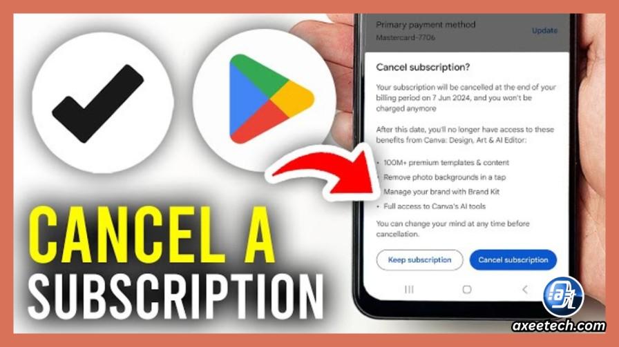 g.co/playcontinue: What It Is, Is It Safe, and How to Use It (Complete 2026 Guide) 7 how to cancel Google Play subscription step by step showing cancel button in Google Play Payments and Subscriptions settings