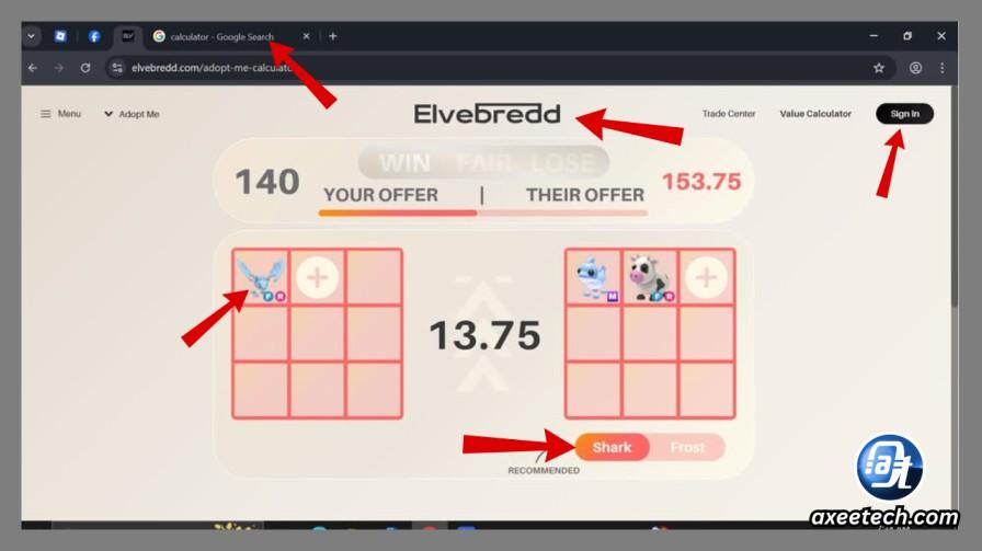 How to use Elvebredd WFL calculator 