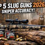 Three hunting sniper best guns for 2026 displayed on a shooting bench including the Seekins Havak Pro Hunter and Savage 110 Tactical Hunter