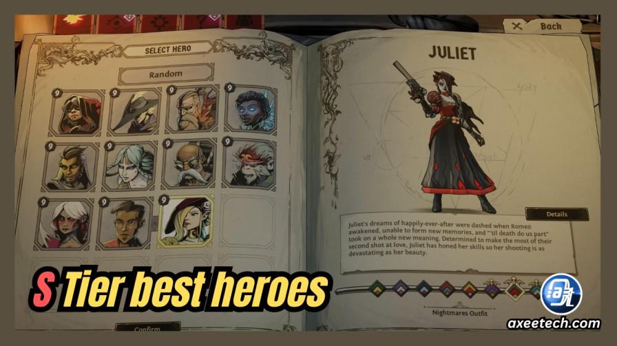 Ravenswatch Juliet Melusine S Tier best heroes 2026
