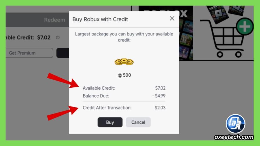 How to Use Roblox.com/Redeem — The Complete 2026 Guide (Gift Cards, Promo Codes & More) 8 Roblox account showing Available Credit balance after successfully redeeming a gift card at roblox.com/redeem
