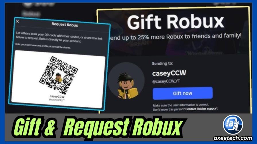 Can You Transfer Robux From One Account To Another 2026 Answer All Roblox Gifting Robux Request Link Qr Code 