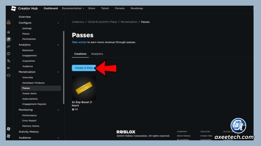 Creating a game pass in Roblox Studio — sell one-time perks to players and earn Robux directly from your game with no platform outside Roblox needed