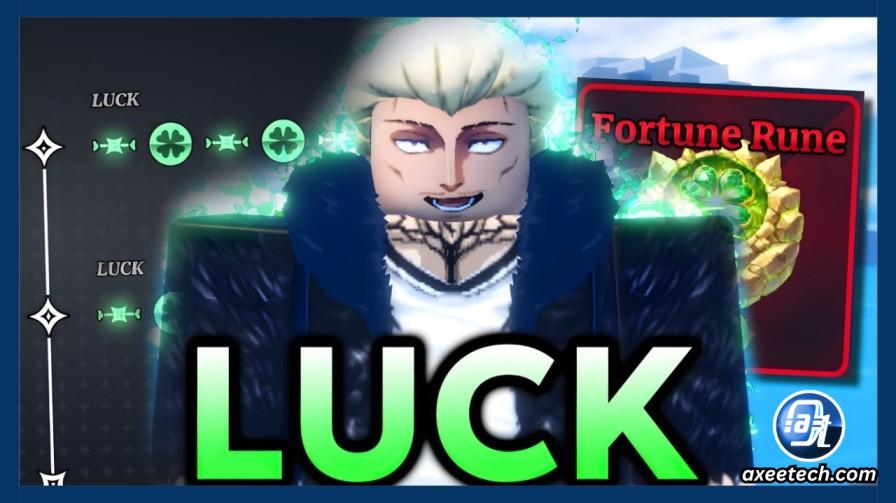Sailor Piece Crimson Heart farming Kitsune race Fortune Rune Luck