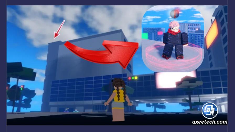 Sukuna Trainer NPC Shibuya Station building top portal Sailor Piece