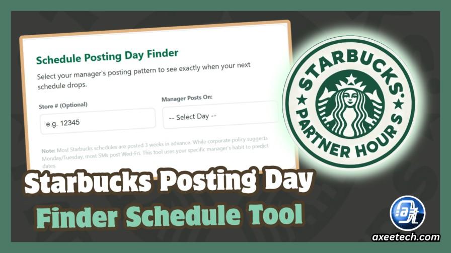 Starbucks Posting Day Finder Schedule Tool 1 Starbucks Posting Day Finder Schedule Tool