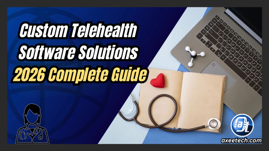 Custom telehealth software Solutions, platform clinical dashboard interface 2026