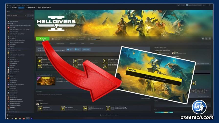 All Helldivers 2 Error Codes (35, 55) : Complete Fix Guide for PC, PS5 & Xbox (2026) 2 Helldivers 2 error 35 status -1 login screen Steam