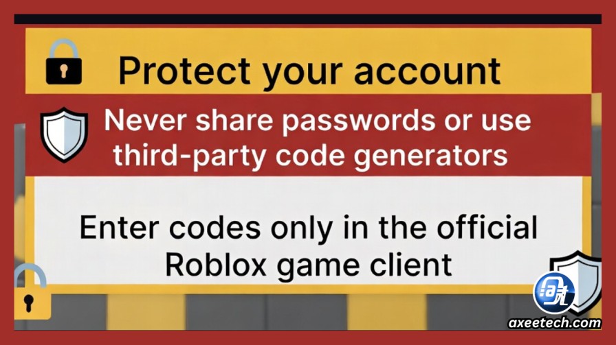 Demon Blade Codes June 2026: Get Free Spins, Reroll Tokens, Clan XP Boost, And More 3 A security warning graphic reminding players to never share passwords or use third-party code generators.