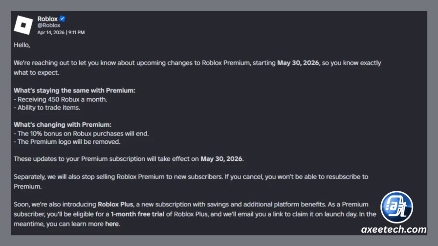 Is Roblox Plus Replacing Premium The 10 Robux Bonus In 2026 Explained Roblox Premium 10 Percent Bonus Removed May 30 2026 