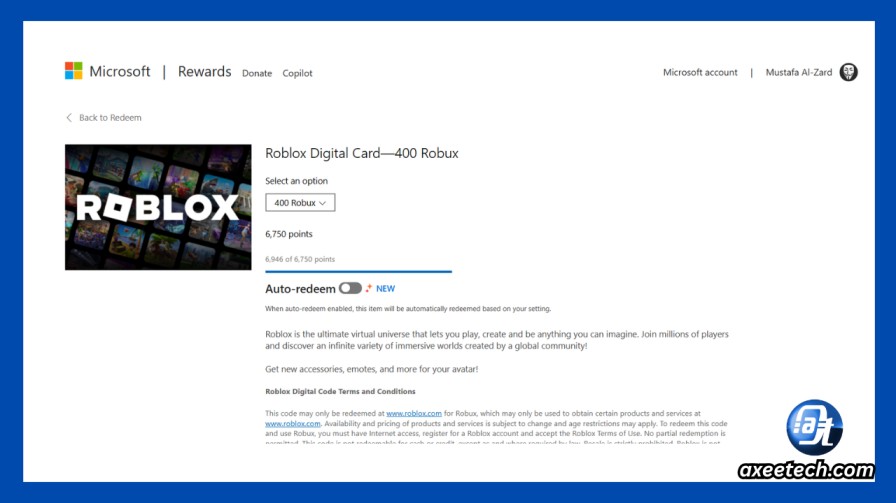 How To Get Robux From Microsoft Rewards In 2026 Working Method After Roblox Redeem Pin Code Page 