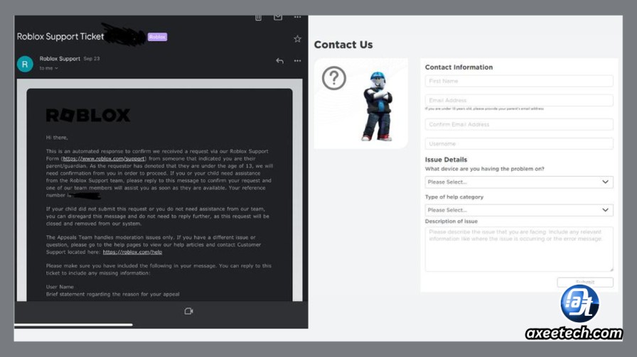Why Is My Robux Pending for 30 Days? (And What to Do When It Finishes But Robux Disappeared) 6 Roblox Support contact pending Robux over 30 days ticket transaction details