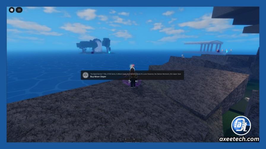 A player exploring Lawless Island in the Moon Update.