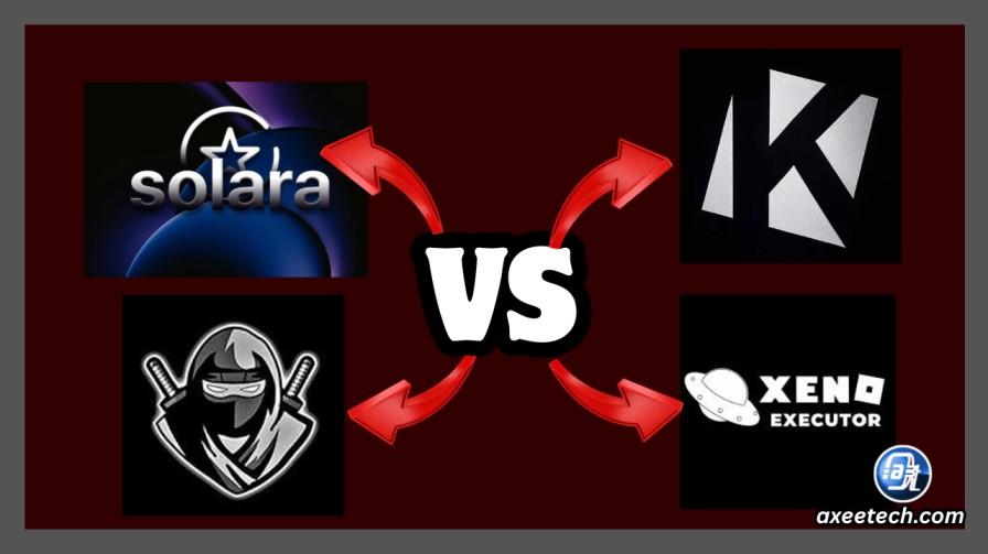 Solara Executor compared to Xeno, Delta, and KRNL features 