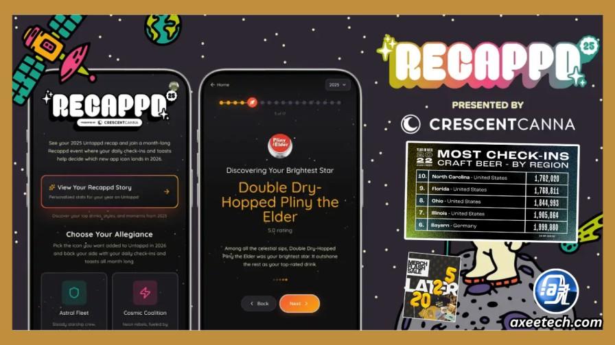 Untappd Year in Beer: Complete Guide to Recappd 2025, Features, Badges and How to Access It 2 Untappd Recappd 2025 cosmic factions leaderboard 2026 app icon vote