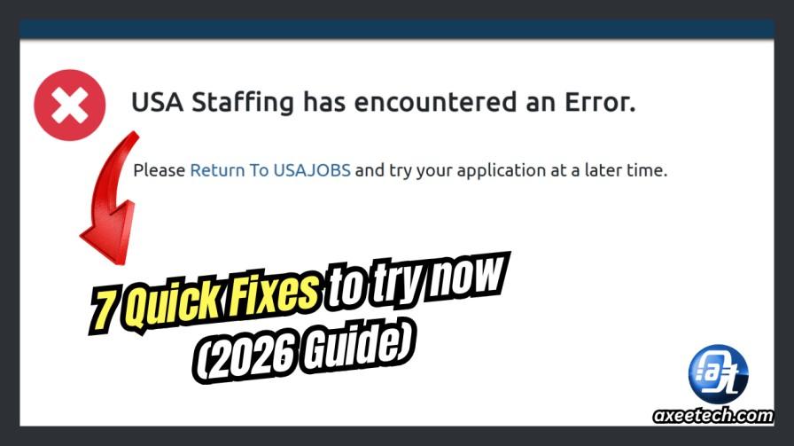 USA Staffing has encountered an error fix guide 2026