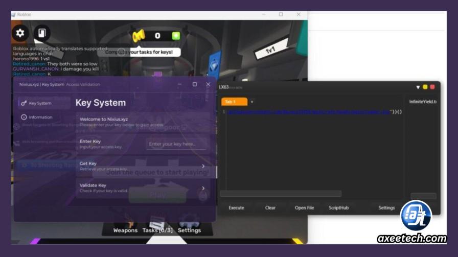Velocity Executor (2026 Guide): Features, Safety, Setup & Troubleshooting 2 Velocity Executor key input and verification window