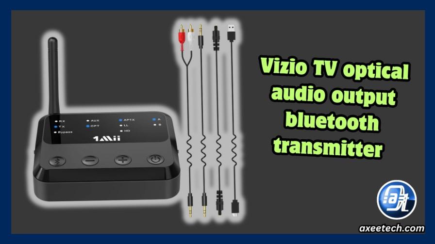 Vizio TV optical audio output bluetooth transmitter setup BeatsX