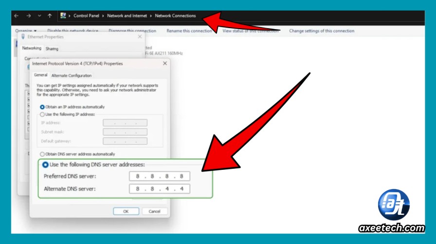 Switch DNS to Google 8.8.8.8 to fix Minecraft getsockopt. 