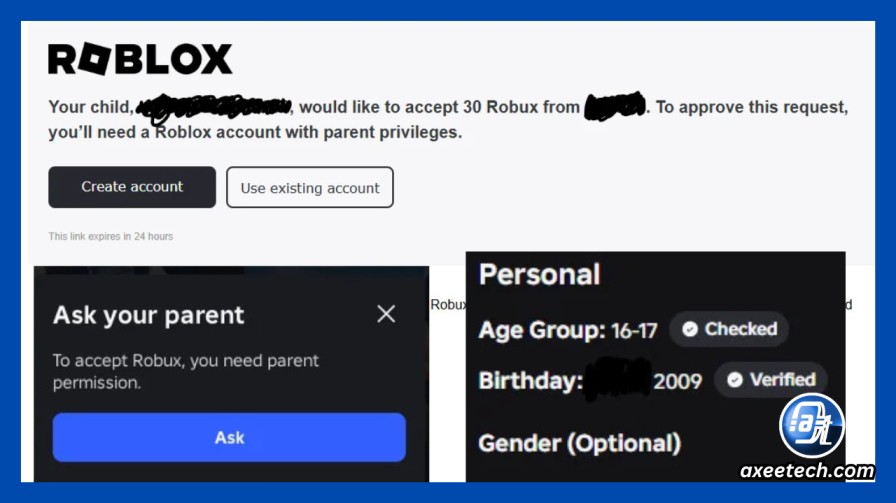 How to Send Robux to Another Account: 5 Working Methods (2026) 3 Roblox send Robux parental approval under 18 accounts 7 day window.