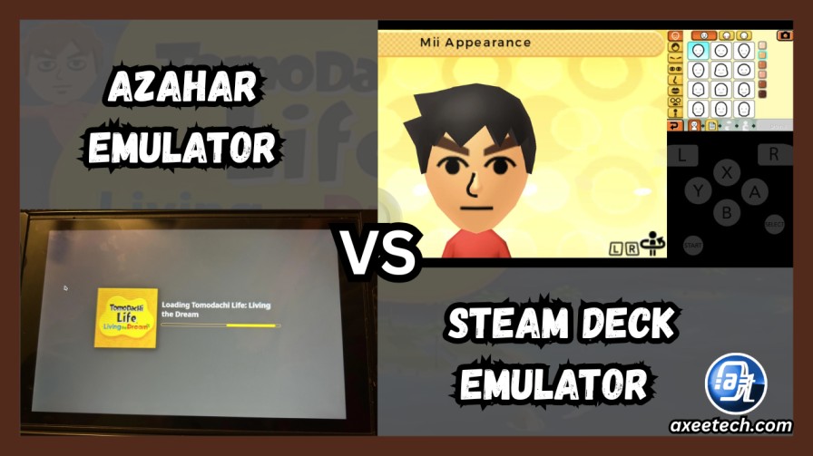 Tomodachi Life running on Steam Deck via Azahar. 