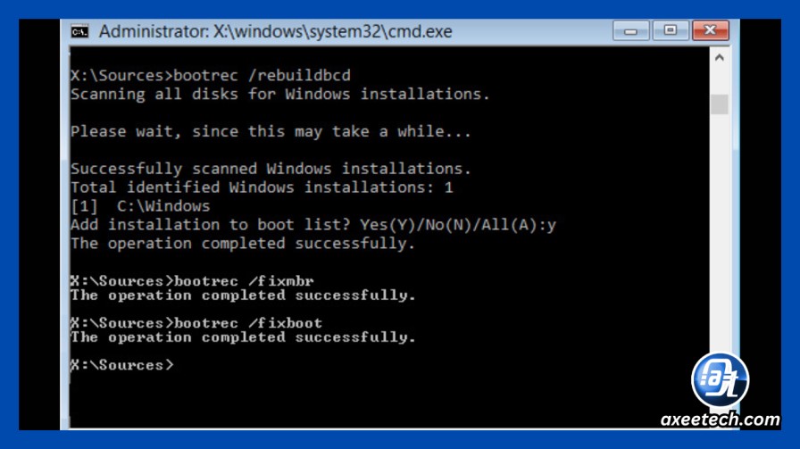 "Your System Is Repairing Itself Please Wait": 9 Fixes for Chromebook and Windows (2026) 5 Windows Command Prompt bootrec fixmbr fixbcd rebuildbcd repair commands.
