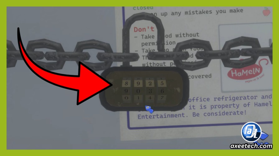 All Amanda the Adventurer 3 Codes & Puzzle Solutions (100% Walkthrough) 5 Amanda the Adventurer 3 office freezer keypad showing 9036 code entry