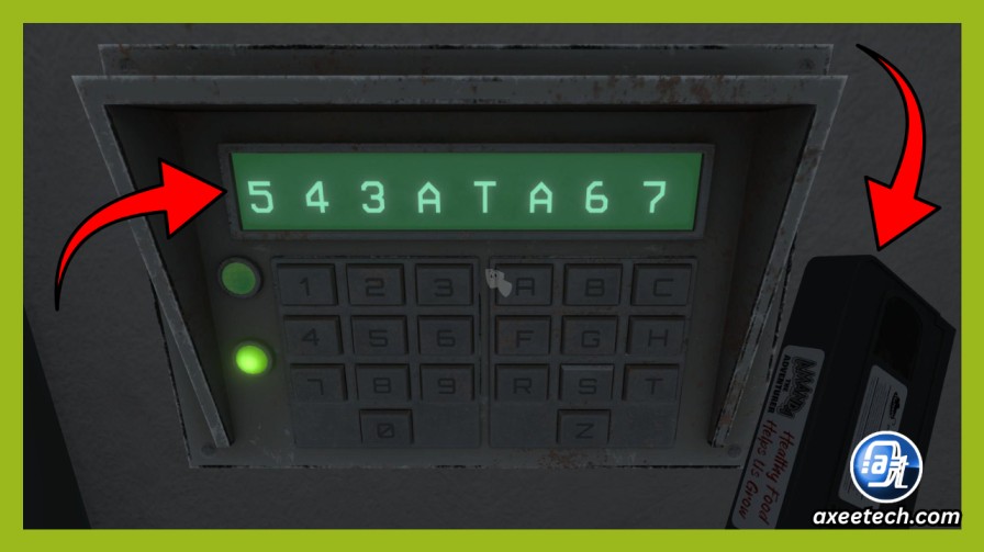 All Amanda the Adventurer 3 Codes & Puzzle Solutions (100% Walkthrough) 10 Amanda the Adventurer 3 legacy 8 digit door showing 543ATA67 code and ATA2 lore tapes