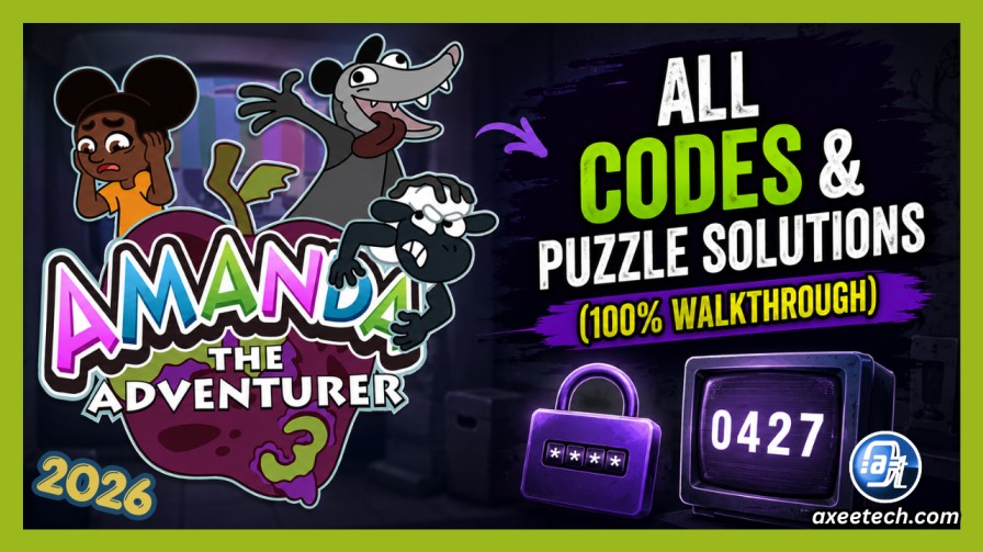 All Amanda the Adventurer 3 Codes & Puzzle Solutions (100% Walkthrough) 1 Amanda the Adventurer 3 codes guide showing Blabbot keypad and freezer puzzle interface