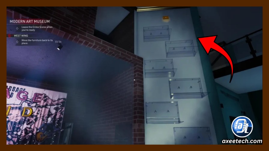 Cassette Wall climb in Crime Scene Cleaner West Wing